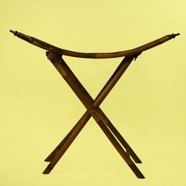 Vintage Bamboo Folding Breakfast Table