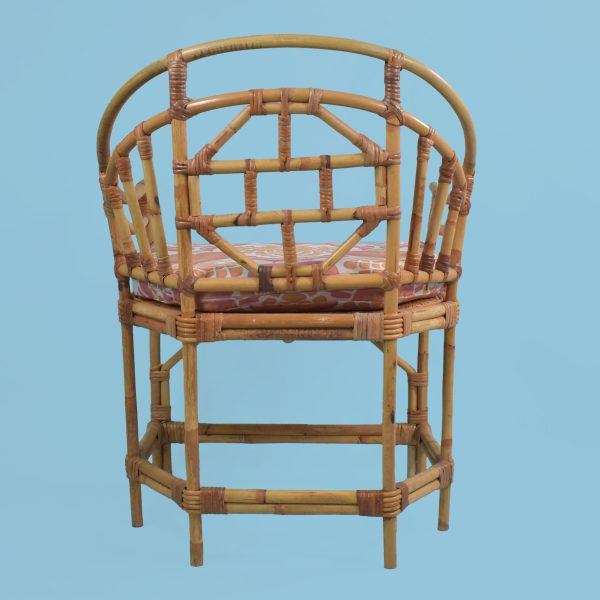 Vintage Burt Bamboo Brighton Style Chair