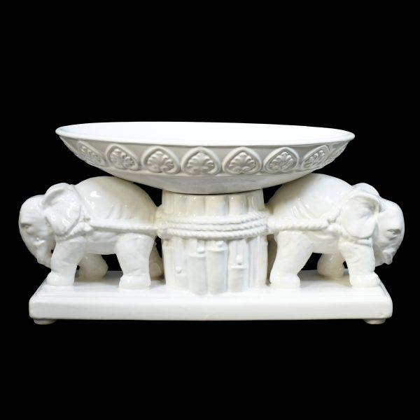 Vintage Ceramic Elephants Tray