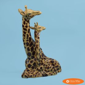 Vintage Ceramic Italian Giraffes