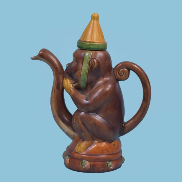 Vintage Ceramic Monkey Teapot