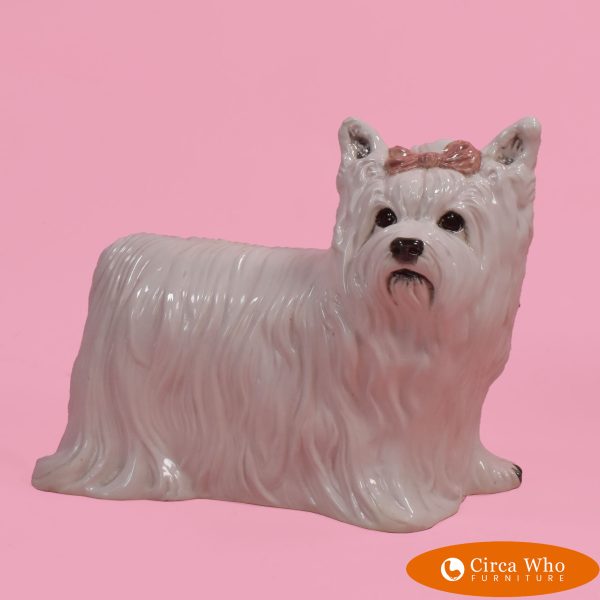 Vintage Ceramic Terrier Figure