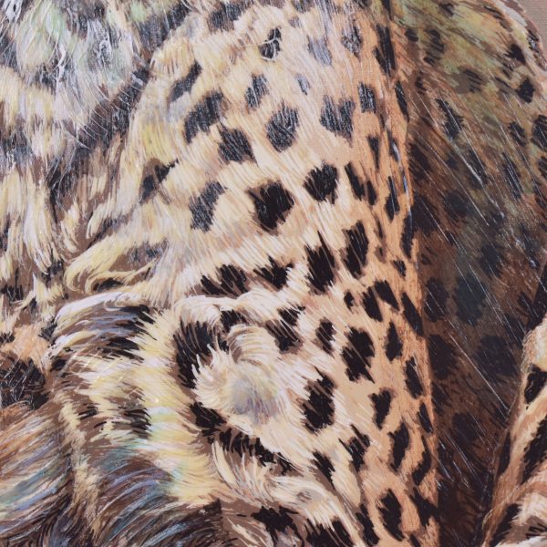 Vintage Cheetahs Painting