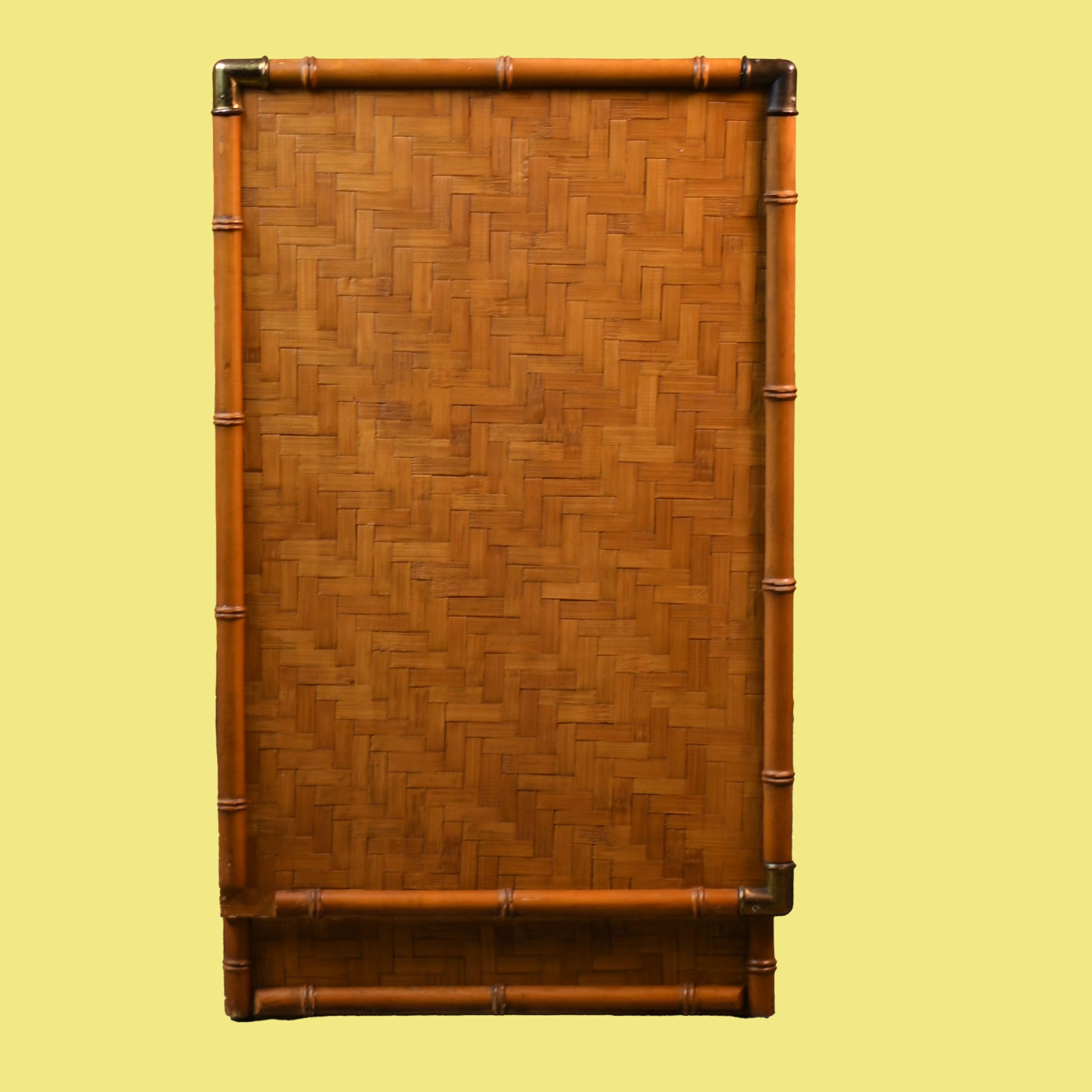 Vintage Faux Bamboo and Wrapped Rattan Dresser
