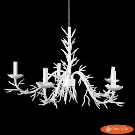 Vintage Faux Coral Chandelier