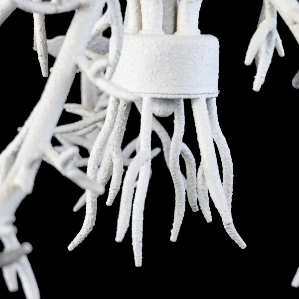 Vintage Faux Coral Chandelier