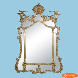 Vintage Gold Chippendale Mirror