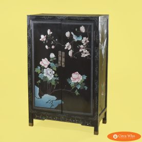 Vintage Hand-Painted Small Cabinet