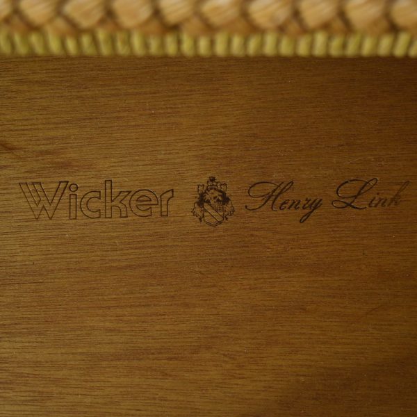 Vintage Henry Link Woven Rattan Dresser