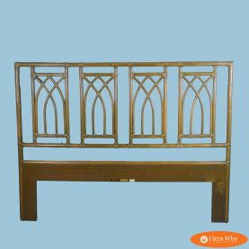 Vintage McGuire Fretwork Queen Headboard