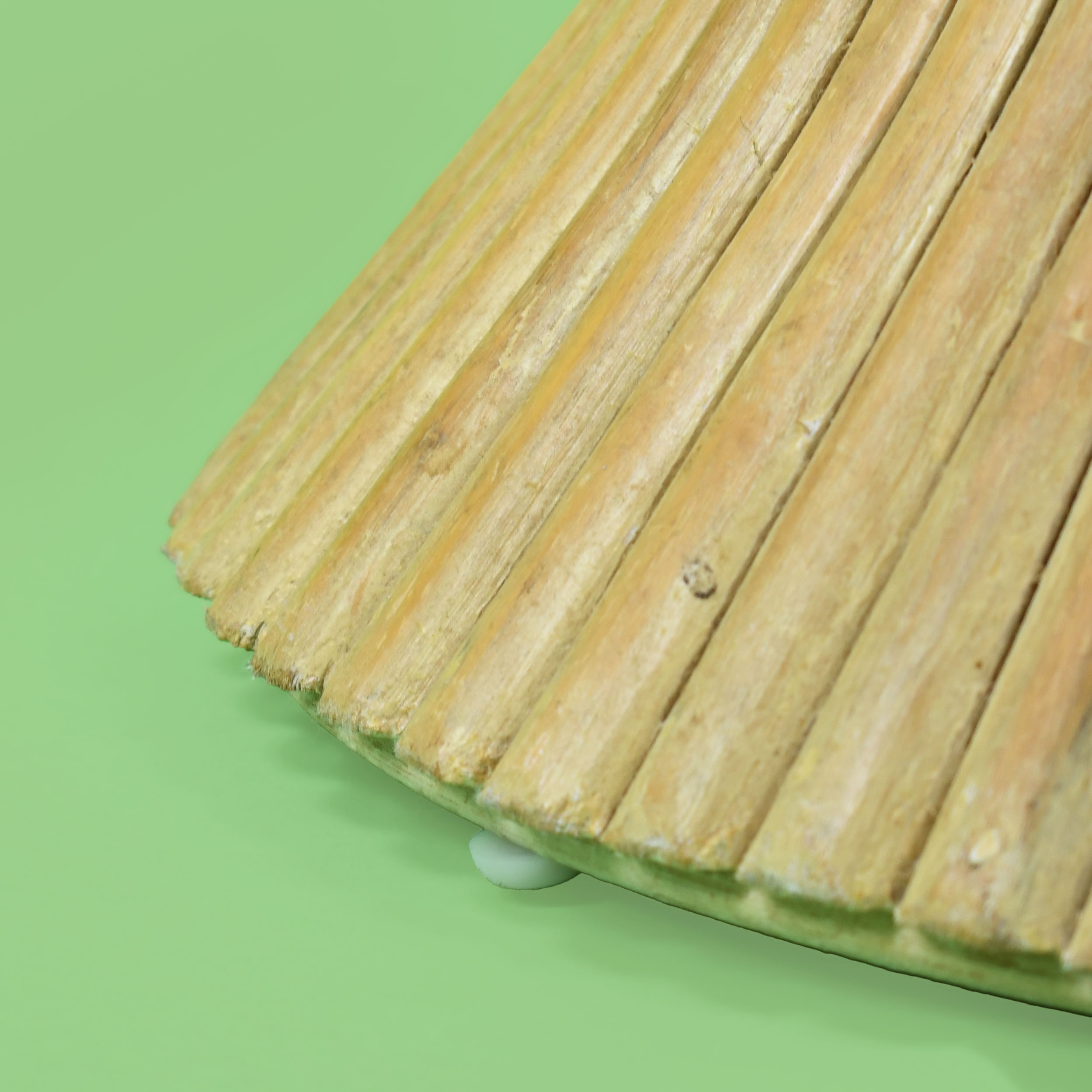 Vintage McGuire Wheat Sheaf Side Table