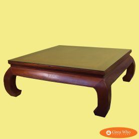 Vintage Oversized Ming Style Coffee Table