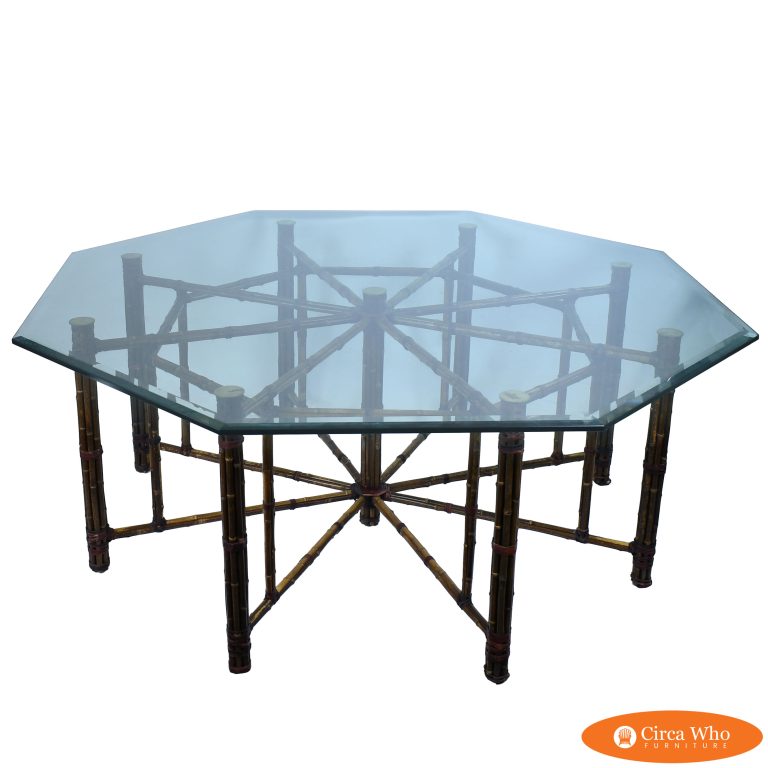 Vintage Oversized McGuire Organic Dining Table