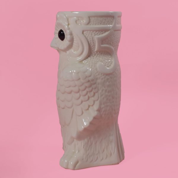 Vintage Owl Ceramic Umbrella Stand