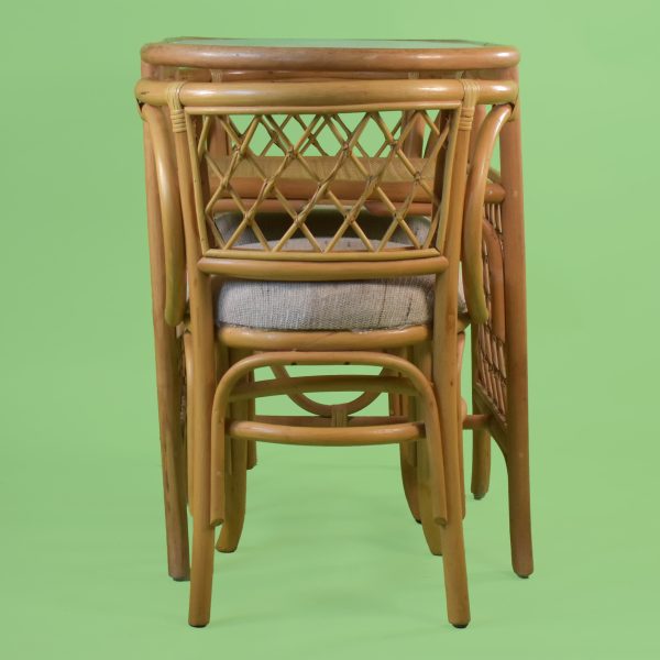 Vintage Rattan Bistro Set