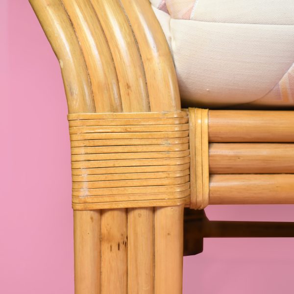 Vintage Rattan Sofa by McGuire