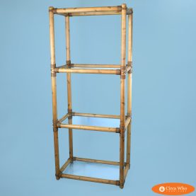 Vintage Single Bamboo Etagere