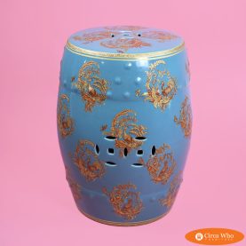 Vintage Teal Garden Seat