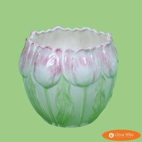 Vintage Tulip Planter