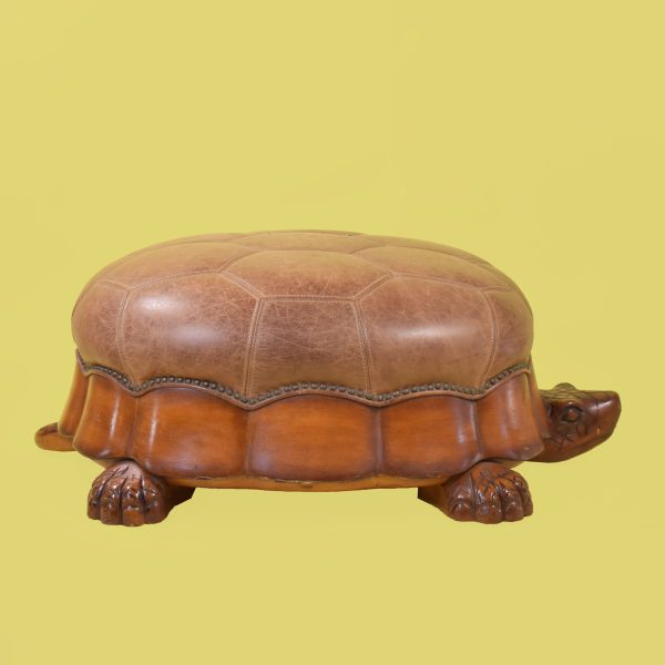 Vintage Turtle Ottoman