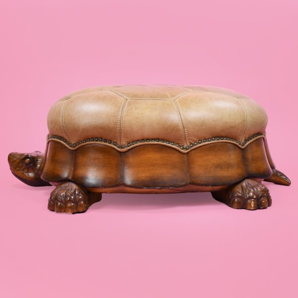 Vintage Turtle Ottoman