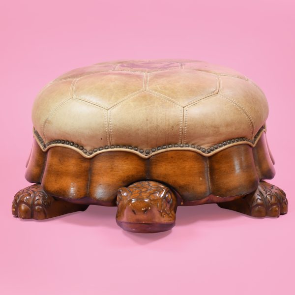 Vintage Turtle Ottoman