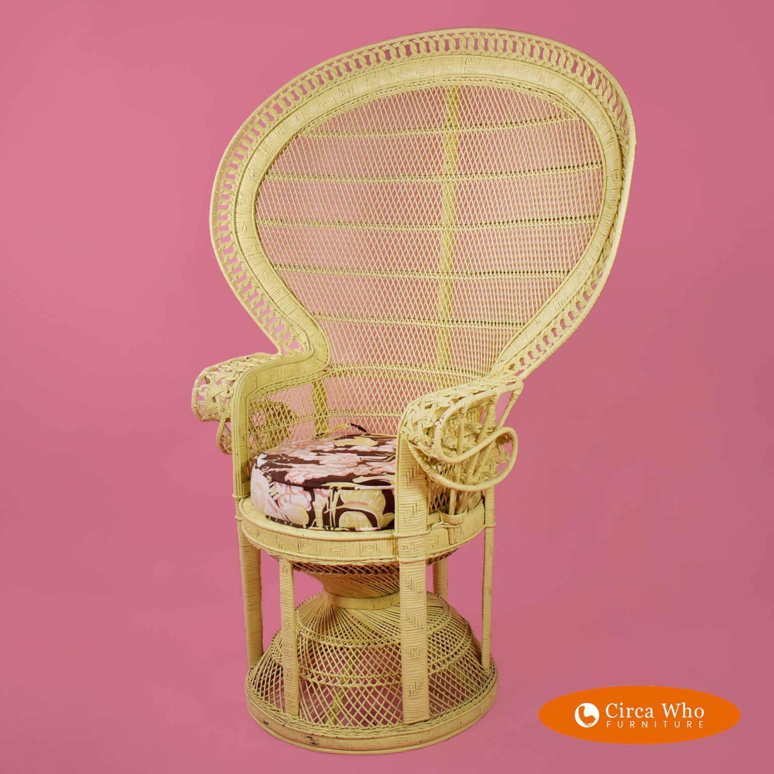 Pair of Vintage Rattan Yacht Chairs | Circa Who