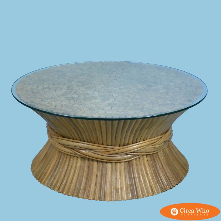 Wheat Sheaf Round Coffee Table