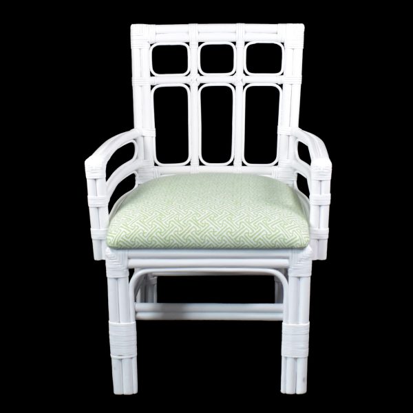 White Arm Geometrical Chair