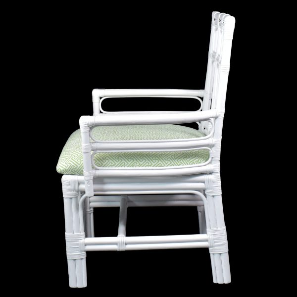 White Arm Geometrical Chair