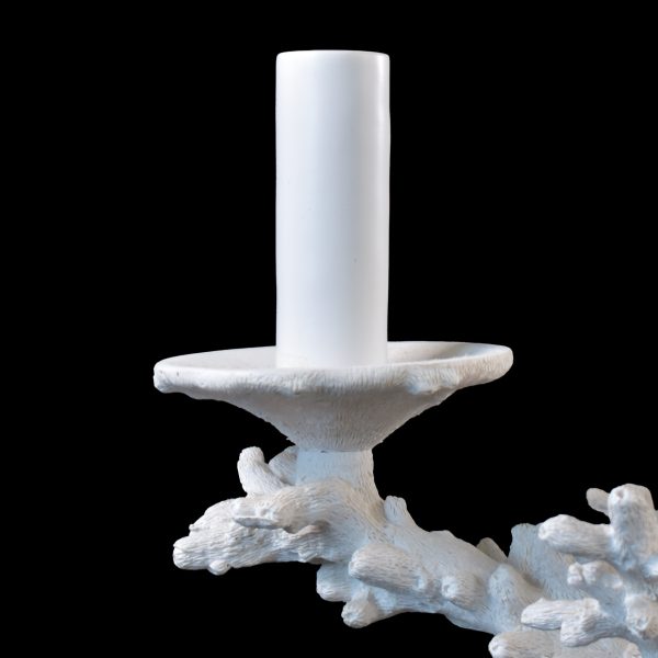 White Ceramic Reef Chandelier