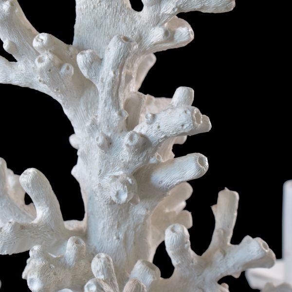 White Ceramic Reef Chandelier