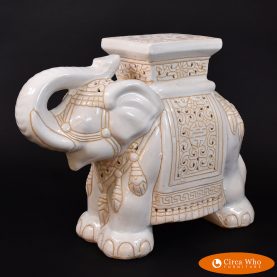 White Elephant Garden Seat