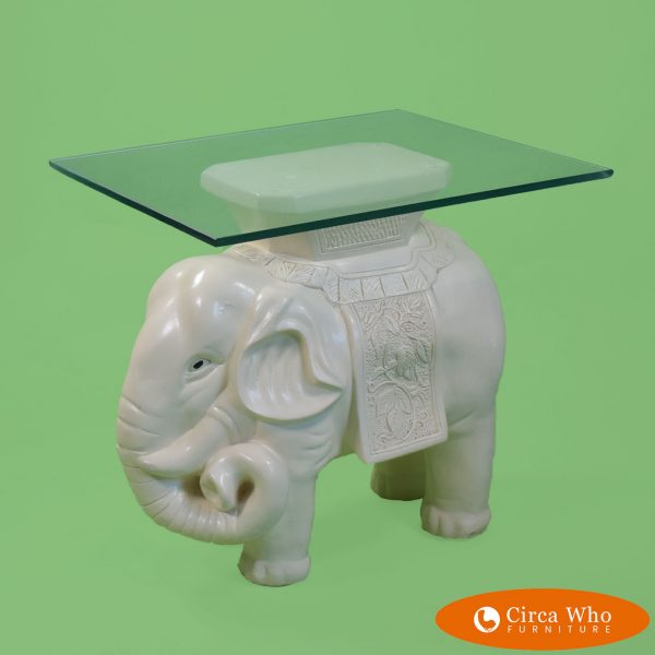 White Elephant Side Table