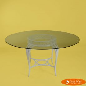 White Ming Style Dining Table