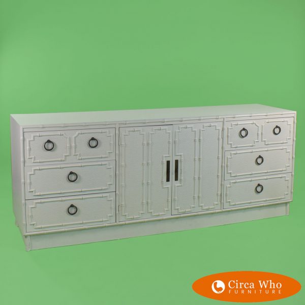 White Omega Triple Dresser
