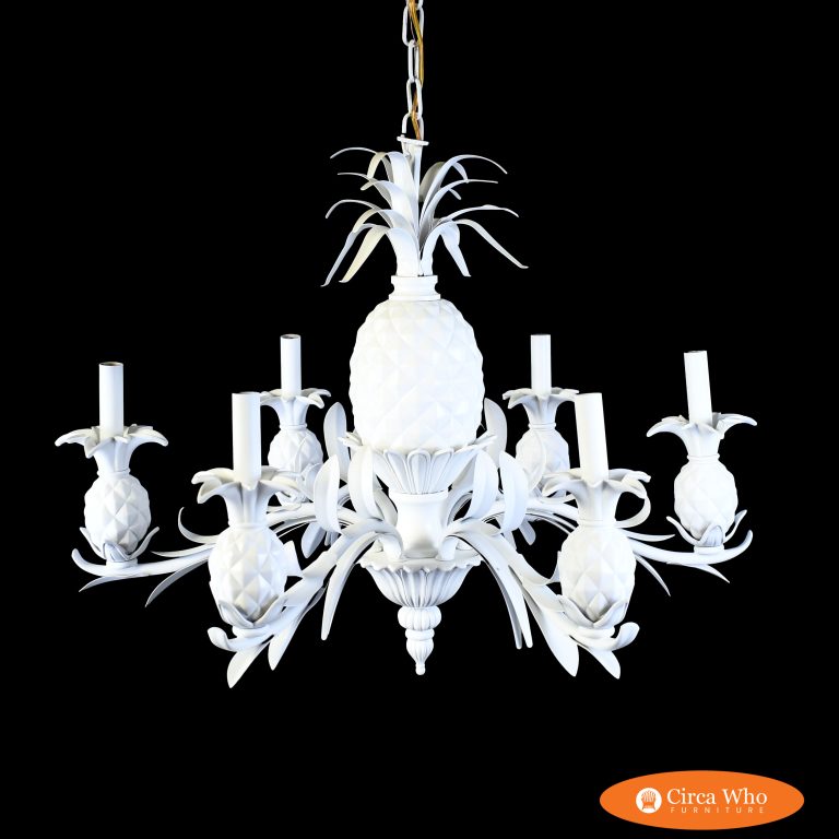 White Pineapple Chandelier