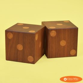 Wood Dice Set