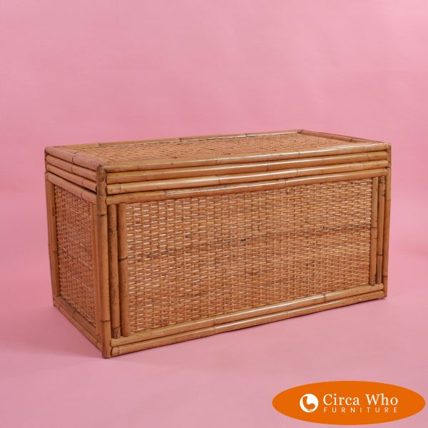 Woven Rattan BAMBOO Trunk