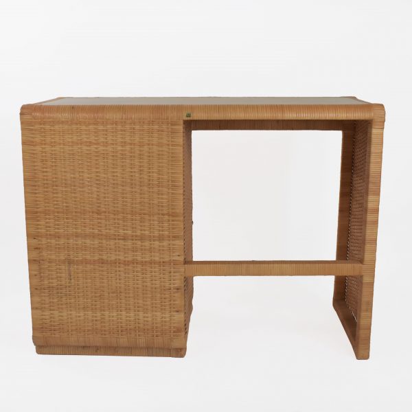 Woven Rattan Desk With Chair