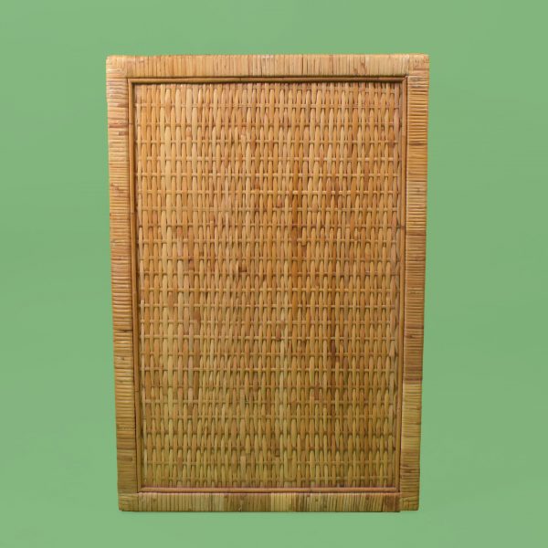 Woven Rattan Desk with Chair