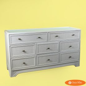 Woven Rattan Dresser by Ficks Reed
