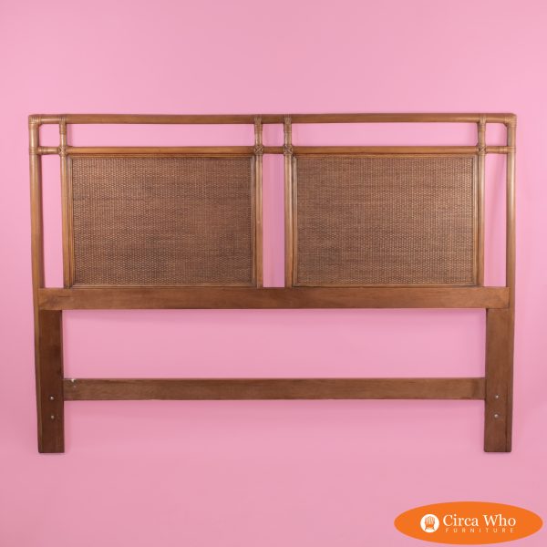 Woven Rattan Ficks Reed Queen Headboard