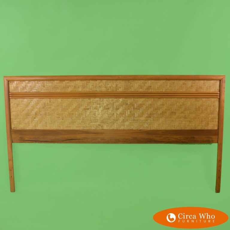 Woven Rattan King Headboard Circa Who