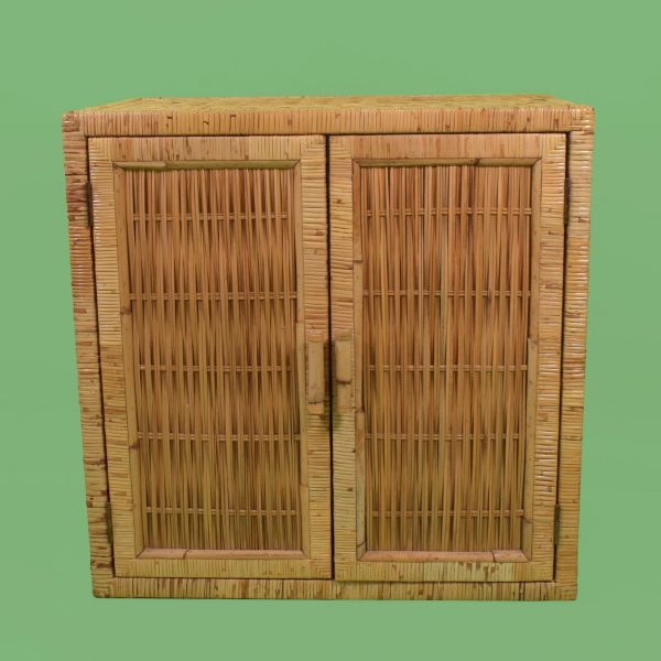 Woven Rattan Small Cabinet