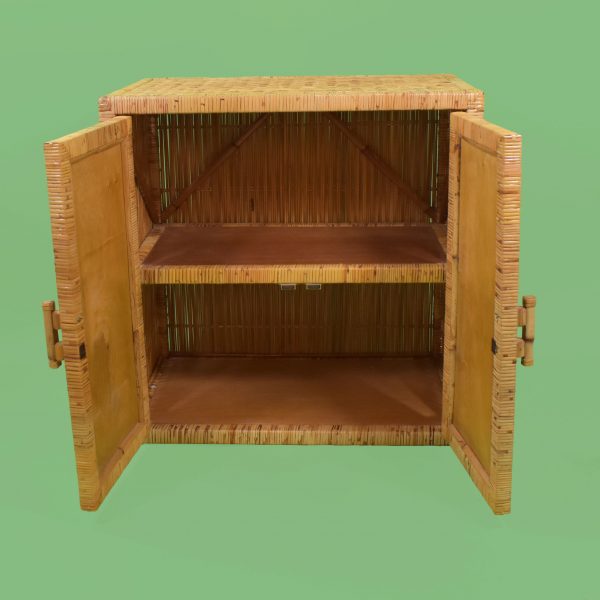 Woven Rattan Small Cabinet
