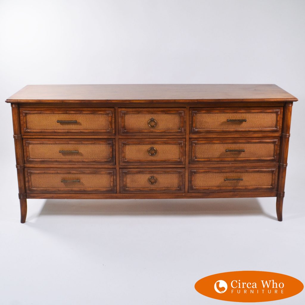 Faux Bamboo Dresser by Thomasville Circa Who