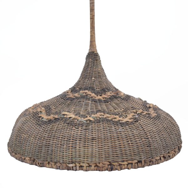 Woven Rattan and Bamboo Bird Cage