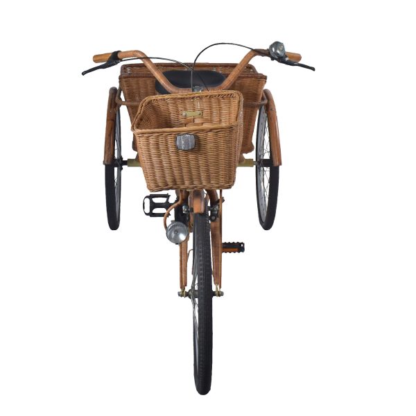 Wrapped Rattan Boho Chic Tricycle