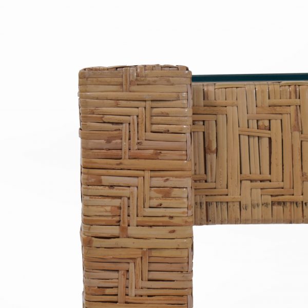 Wrapped Rattan Coffee Table